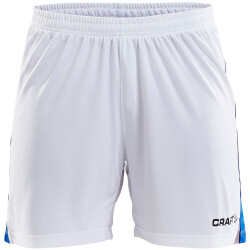 CRAFT Progress Contrast Shorts Damen 2900 - white/royal XS