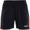 CRAFT Progress Contrast Shorts Damen 9430 - black/bright red XS