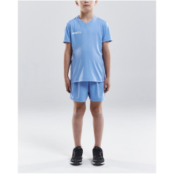 CRAFT Squad Go Solid Trikot Kinder 1341 - mff blue 122/128