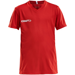 CRAFT Squad Go Solid Trikot Kinder 1430 - bright red 122/128
