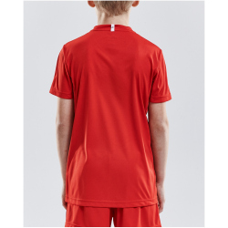 CRAFT Squad Go Solid Trikot Kinder 1430 - bright red 122/128
