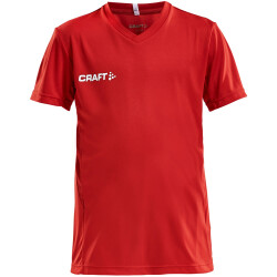 CRAFT Squad Solid Trikot Kinder 1430 - bright red 122/128