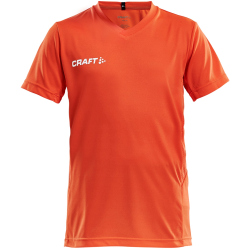 CRAFT Squad Go Solid Trikot Kinder 1570 - cocktail 122/128