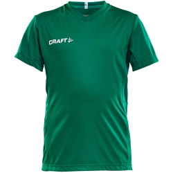 CRAFT Squad Go Solid Trikot Kinder 1651 - team green 122/128