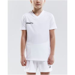 CRAFT Squad Go Solid Trikot Kinder 1900 - white 122/128