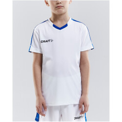 CRAFT Progress Contrast Trikot Kinder 2900 - white/royal...