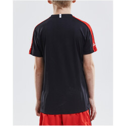 CRAFT Progress Contrast Trikot Kinder 9430 - black/bright red 122/128