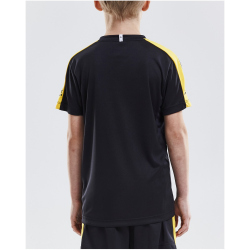 CRAFT Progress Contrast Trikot Kinder 9552 - black/sweden yellow 122/128
