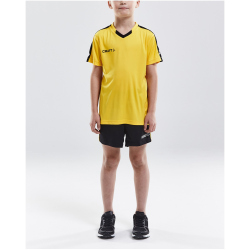 CRAFT Progress Contrast Trikot Kinder 9552 - black/sweden yellow 122/128