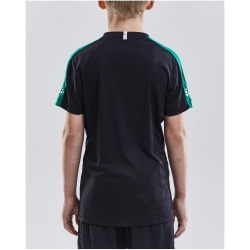 CRAFT Progress Contrast Trikot Kinder 9651 - black/team green 158/164