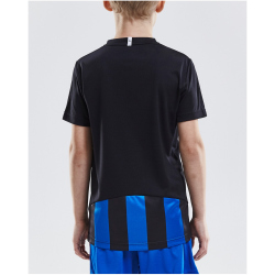 CRAFT Progress Stripe Trikot Kinder 9345 - black/royal blue 122/128