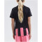 CRAFT Progress Stripe Trikot Kinder 9471 - black/pop 122/128