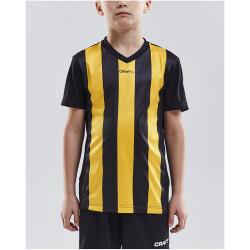 CRAFT Progress Stripe Trikot Kinder 9552 - black/sweden...