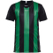 CRAFT Progress Stripe Trikot Kinder 9651 - black/team green 122/128