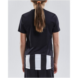CRAFT Progress Stripe Trikot Kinder 9900 - black/white 122/128