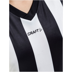 CRAFT Progress Stripe Trikot Kinder 9900 - black/white 134/140