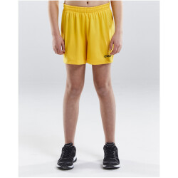 CRAFT Squad Solid Shorts Kinder 1552 - sweden yellow 122/128