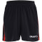 CRAFT Progress Contrast Shorts Kinder 9430 - black/bright red 134/140