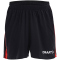 CRAFT Progress Contrast Shorts Kinder 9430 - black/bright red 146/152