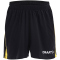 CRAFT Progress Contrast Shorts Kinder 9552 - black/sweden yellow 122/128
