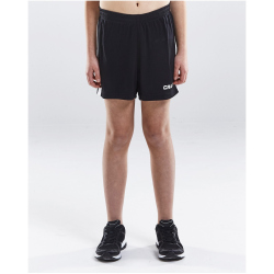 CRAFT Progress Contrast Shorts Kinder 9900 - black/white 122/128