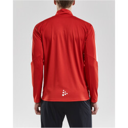 CRAFT Progress 1/2-Zip Trainings-Top Herren 1430 - bright red/white XS