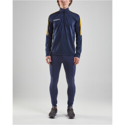 CRAFT Progress 1/2-Zip Trainings-Top Herren 390552 - navy/sweden yellow XS