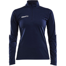 CRAFT Progress 1/2-Zip Trainings-Top Damen 1390 - navy XS