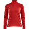 CRAFT Progress 1/2-Zip Trainings-Top Damen 1430 - bright red M