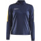 CRAFT Progress 1/2-Zip Trainings-Top Damen 390552 - navy/sweden yellow XS