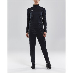 CRAFT Progress 1/2-Zip Trainings-Top Damen 9900 - black/white M