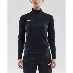 CRAFT Progress 1/2-Zip Trainings-Top Damen 9999 - black XS