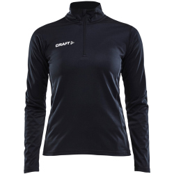 CRAFT Progress 1/2-Zip Trainings-Top Damen 9999 - black XS