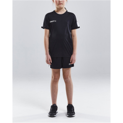 CRAFT Progress Trainingsshirt Kinder 9900 - black/white 122/128