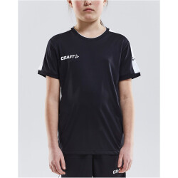 CRAFT Progress Trainingsshirt Kinder 9900 - black/white 158/164