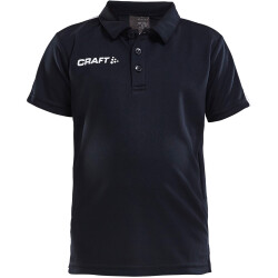 CRAFT Progress Pique Poloshirt Kinder 9900 - black/white...