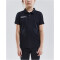 CRAFT Progress Pique Poloshirt Kinder 9900 - black/white 146/152
