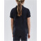 CRAFT Progress Pique Poloshirt Kinder 9900 - black/white 146/152