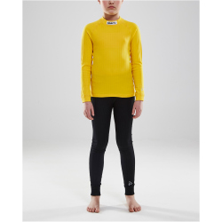 CRAFT Progress Baselayer CN Funktionsshirt Kinder 1552 - yellow 122/128