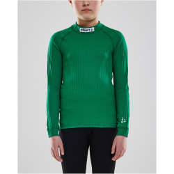 CRAFT Progress Baselayer CN Funktionsshirt Kinder 1651 - team green 122/128
