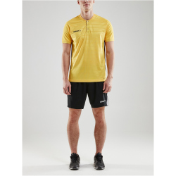 CRAFT Pro Control Button Trikot Herren 552999 - sweden yellow/black XS