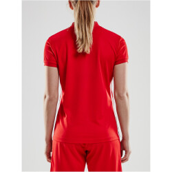 CRAFT Pro Control Button Trikot Damen 430900 - bright red/white L