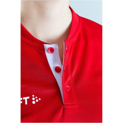 CRAFT Pro Control Button Trikot Damen 430900 - bright red/white L