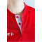 CRAFT Pro Control Button Trikot Damen 430900 - bright red/white L