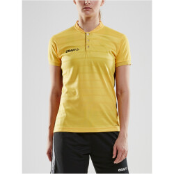 CRAFT Pro Control Button Trikot Damen 552999 - sweden yellow/black M