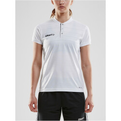 CRAFT Pro Control Button Trikot Damen 900999 - white/black L