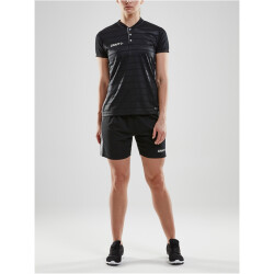 CRAFT Pro Control Button Trikot Damen 999900 - black/white S