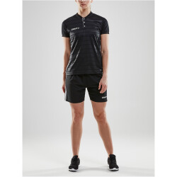 CRAFT Pro Control Button Trikot Damen 999900 - black/white S