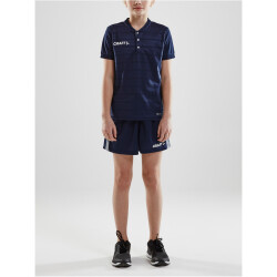 CRAFT Pro Control Button Trikot Kinder 390900 - navy/white 122/128