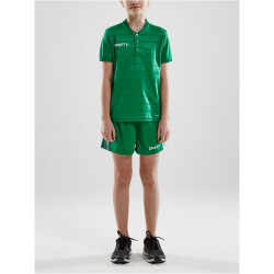CRAFT Pro Control Button Trikot Kinder 651900 - team green/white 158/164